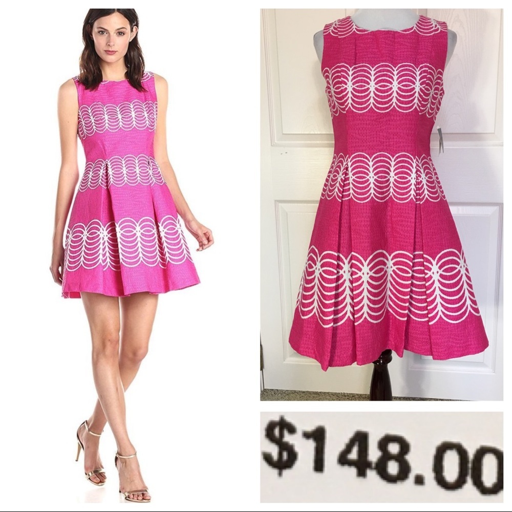 NWT! Taylor - Ring Pattern Dress